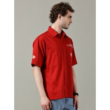 POLOKOŠILE (TRIČKO S LÍMEČKEM) ČERVENÉ - JAWA MOTORCYCLES - (UNISEX)